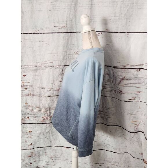 No Bull Logo Ombre Crewneck Sweatshirt Size Medium - Picture 4 of 7